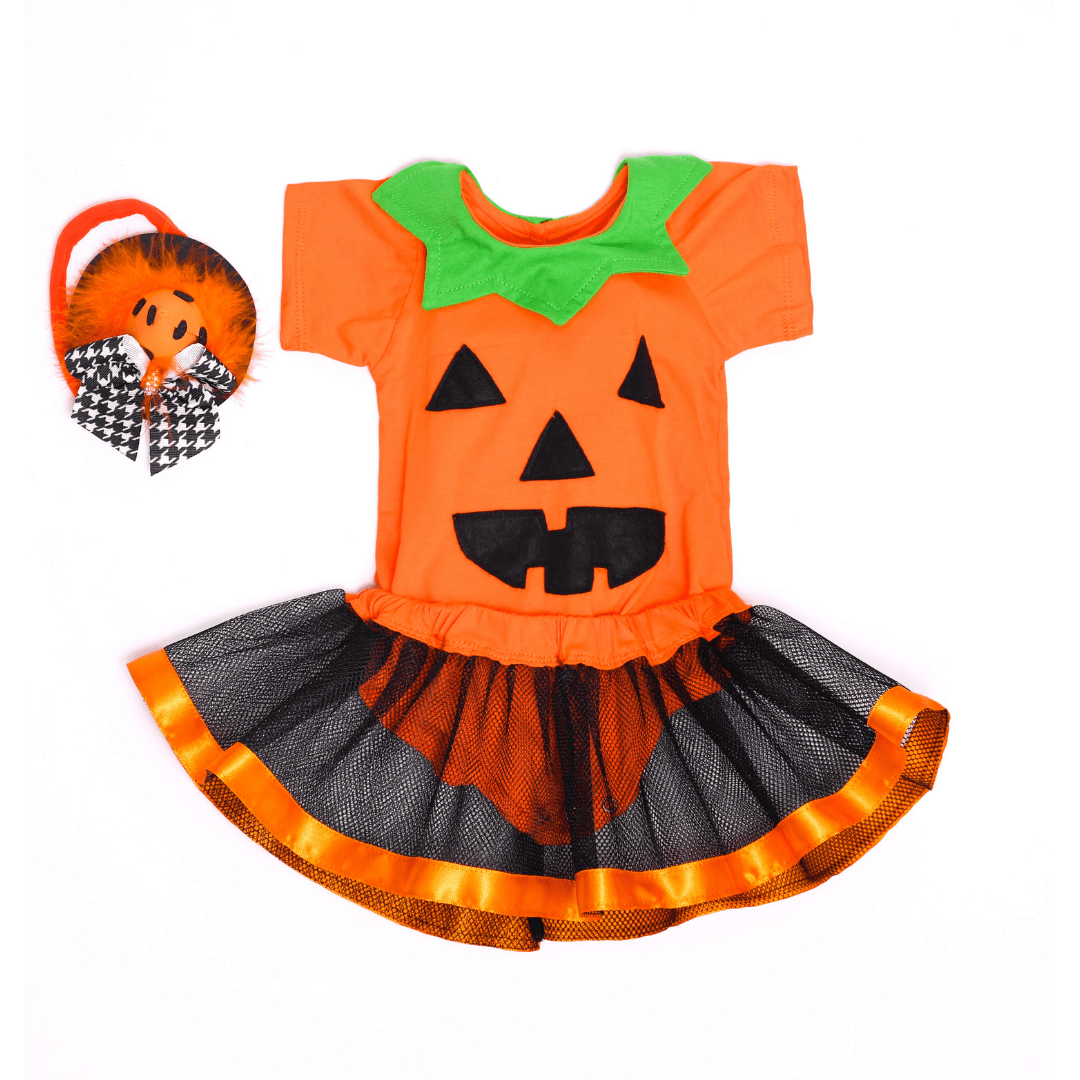 Fantasia Halloween Body Vestido Abóbora Baby Infantil Foto