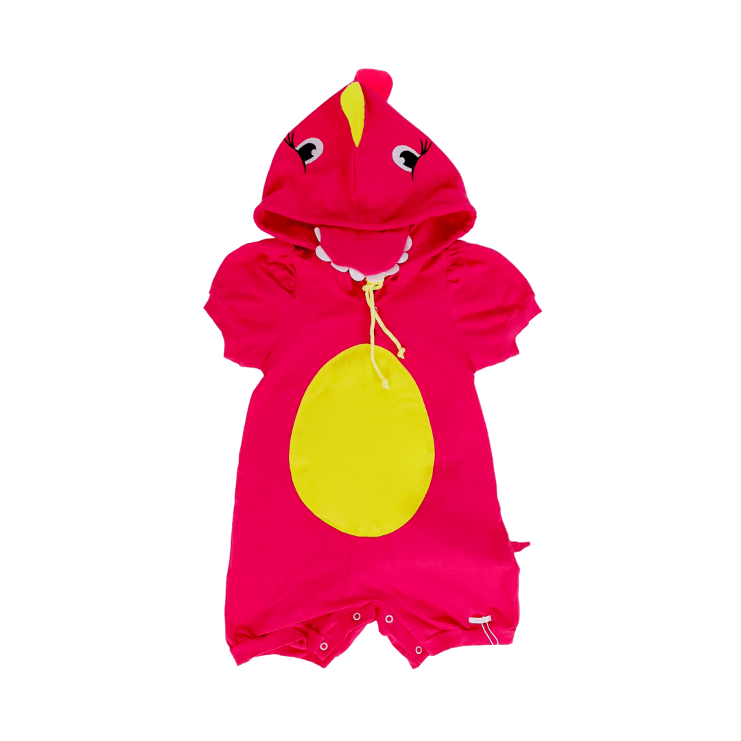 Fantasia Infantil Dinossauro Rosa Pink Menina