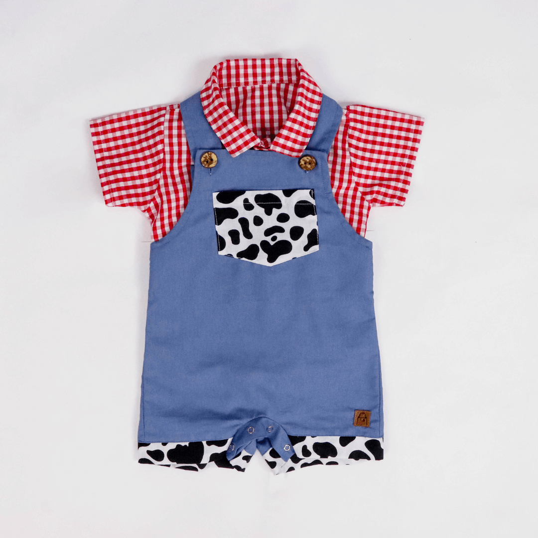 Roupa infantil tema shops fazendinha