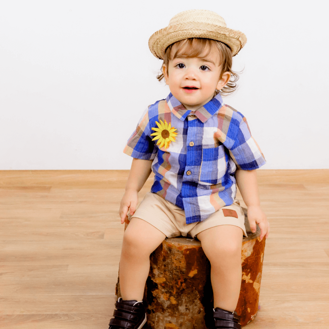 Roupa de caipira cheap para bebe masculino