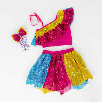 Fantasia Frevo Infantil Baby Carnaval Confortável 4 Meses a 6 Anos