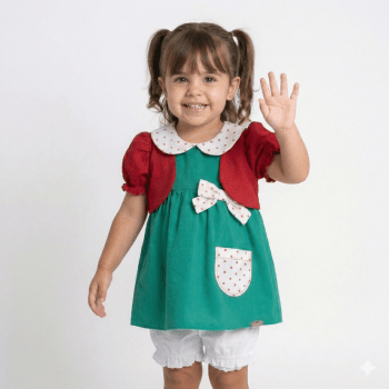 Fantasia Infantil Inspirada na Chiquinha – Fantasia Carnaval Baby e Infantil