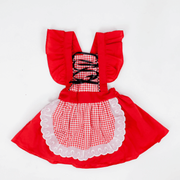 Fantasia Infantil Vestido Chapeuzinho Vermelho com Capa