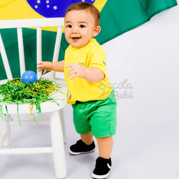 Conjunto Infantil Masculino Copa Brasil