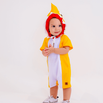 Fantasia Infantil Baby Shark Amarelo