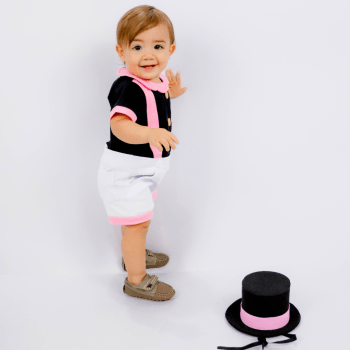 Fantasia Infantil Menino da Cartola para Bebê