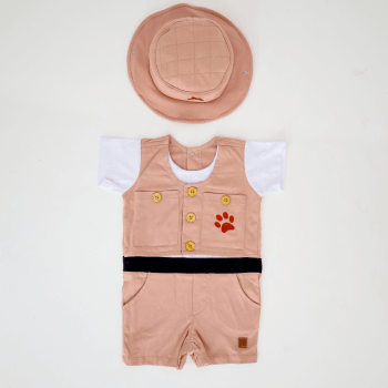 Fantasia Infantil Safari Menino Com Chapéu