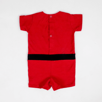 Fantasia Papai Noel Infantil com Gorro – Natal Bebê Menino
