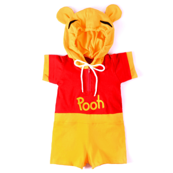 Fantasia Ursinho Clássico Bebê em Algodão | Confortável e Ideal para Fotos | P ao 3 Anos